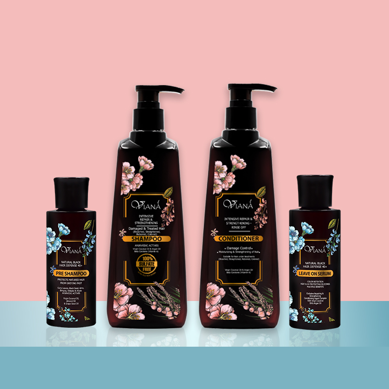 Black hair defence + Intensive Repair and Strengthening Black hair defence + Intensive Repair and Strengthening